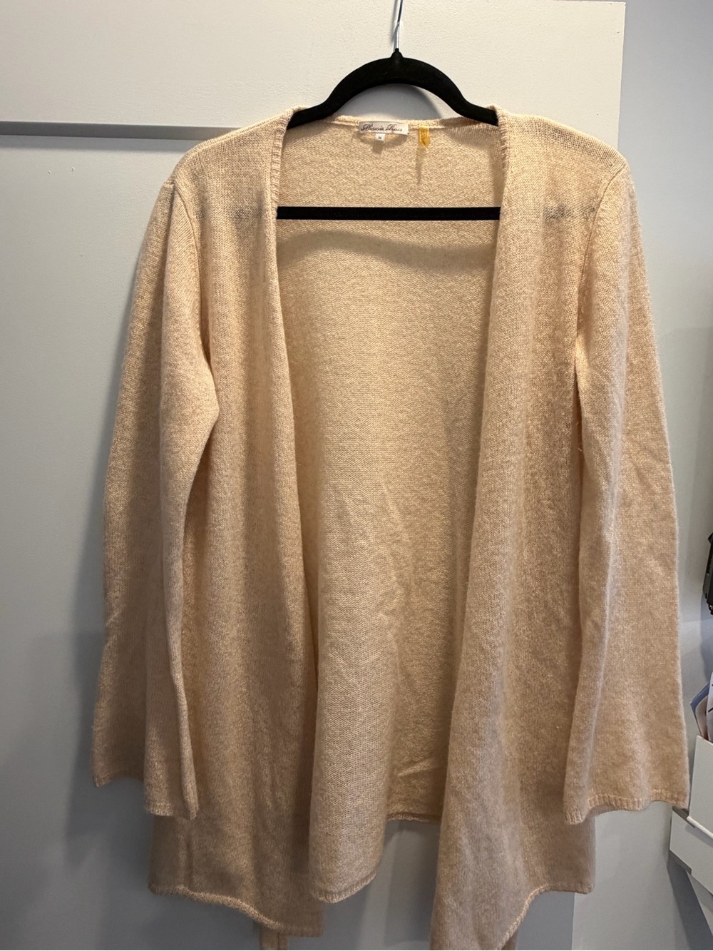 Minnie Rose Cream Open-Front Women's Cardigan